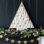 Personalised Wooden Christmas Tree Advent Calendar, thumbnail 1 of 6