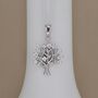 Personalised Sterling Silver Cz Tree Of Life Necklace, thumbnail 4 of 5