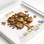 Wooden Family Tree Frame Personalised Gift For Parents, thumbnail 8 of 12