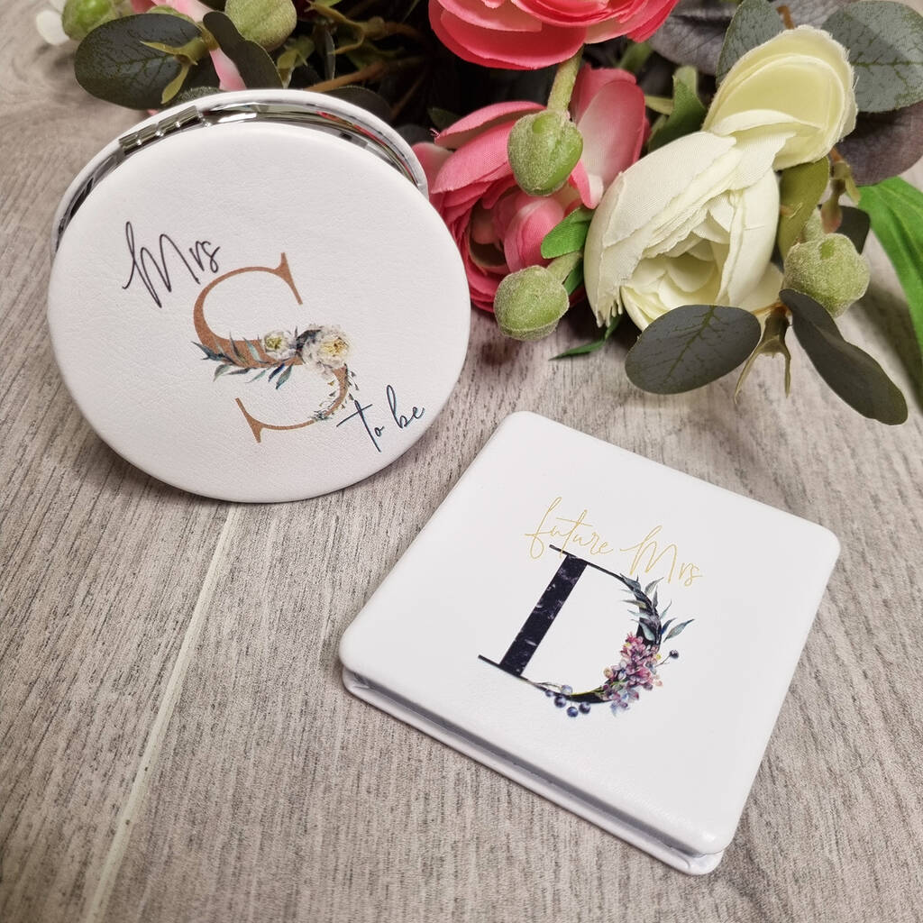 Future Mrs Large Initial Compact Mirror, 1 of 8