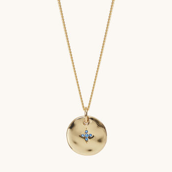 September Birthstone Necklace 18ct Gold Plate, 2 of 6