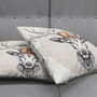 Fallow Deer With Helm Decorative Pillow Cover, thumbnail 4 of 7