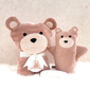 Personalised Toffee Teddy Baby Gift Set, thumbnail 1 of 11