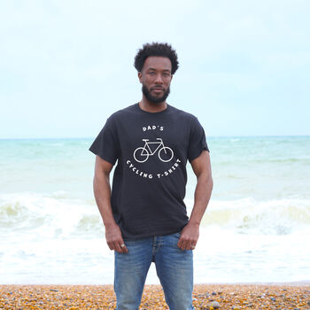 Personalised Father's Day Cycling Bike Tshirt Top, 2 of 8