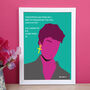Personalised British Music Legends Artists Prints, thumbnail 8 of 8
