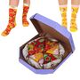 Novelty Gift Socks For Foodie Pizza Socks Set Mix Colors, thumbnail 1 of 12