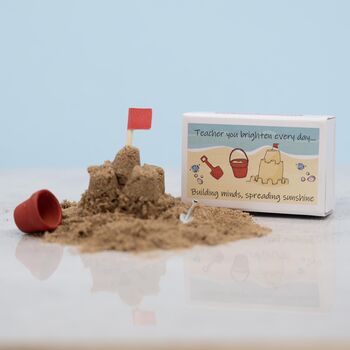 Thank You Teacher Sandcastle Kit In A Matchbox, 2 of 6