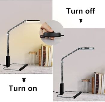Minimalist Warm LED Desk Bedside Lamp, 5 of 8