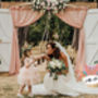 Aria ~ Party Or Flower Girl Dress In Blush, thumbnail 3 of 10