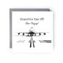 Cleared For Take Off – Bon Voyage Jumbo 747 Card, thumbnail 1 of 4