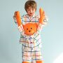 Max Hug Me Boys Pyjama Set With Matching Mega Size Teddy Bear, thumbnail 1 of 6