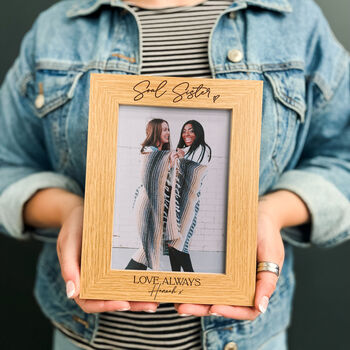 Personalised Best Friend Picture Frame Soul Sister Gift, 8 of 9