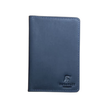 Handmade Real Leather Passport Cover, 9 of 12