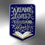 A Reader Lives A Thousand Lives Enamel Pin Brooch, Gifts For Bookworms And Literary Enthusiasts, Book Lover Gifts, thumbnail 3 of 8