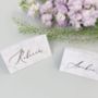 Monochrome Marble Wedding Place Cards, thumbnail 2 of 2