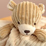 Personalised Teddy Bear Comforter With Ribbons, thumbnail 5 of 6