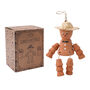 Terracotta Plant Pot Man With Gift Box, thumbnail 2 of 6