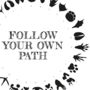 Follow Your Own Path Monochrome Print, thumbnail 2 of 5