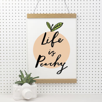 Life Is Peachy Art Print, 2 of 3