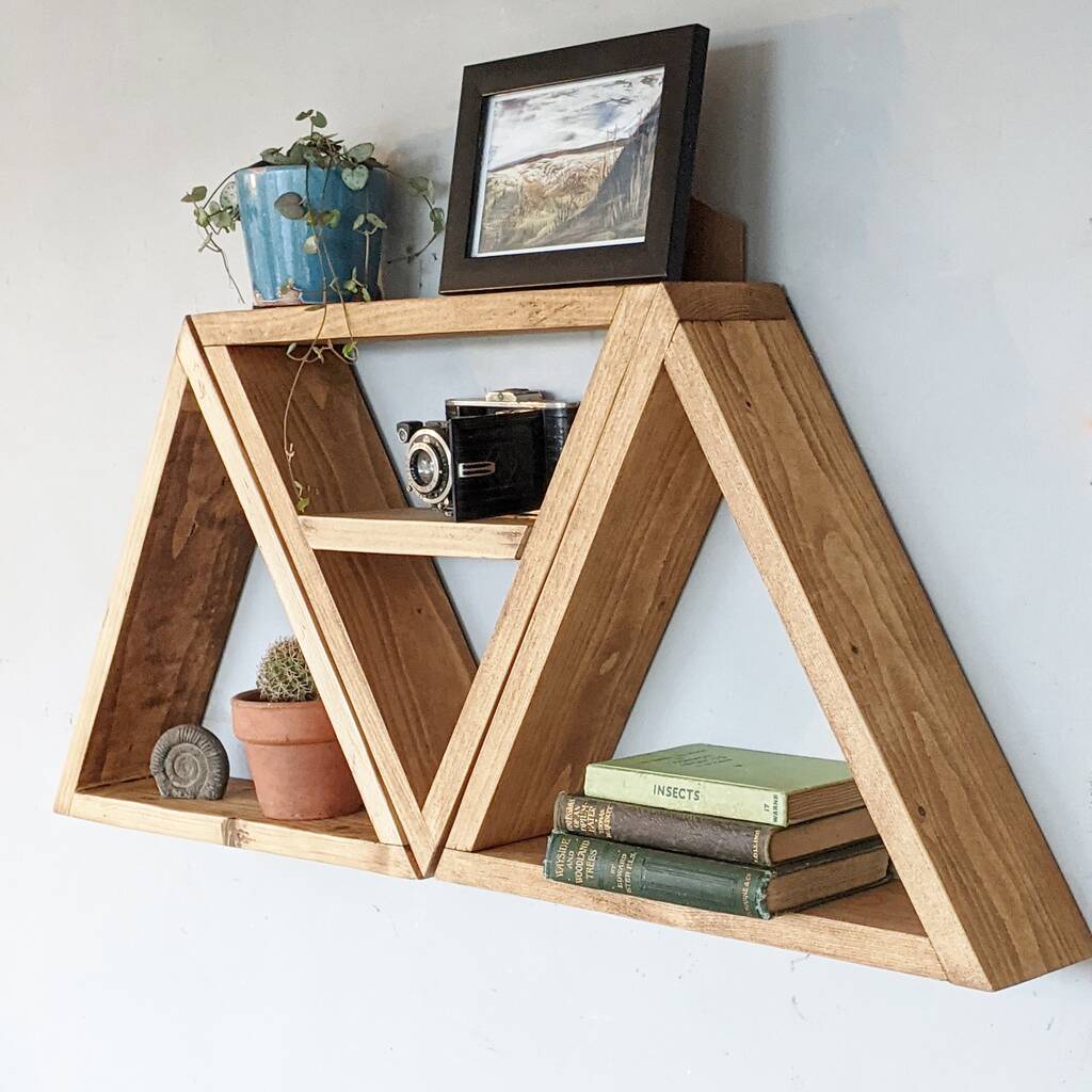 Triangle Geometric Display Shelves By Seagirl and Magpie ...