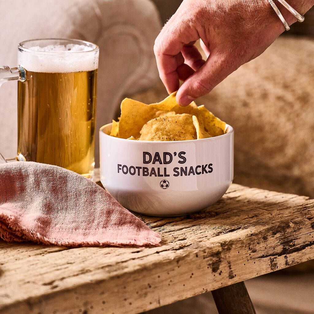 Personalised Dad's Snack Bowl, 1 of 6