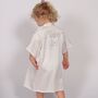 Personalised Flower Girl Child Diamante Dressing Gown, thumbnail 5 of 8