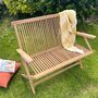 Teak Folding Bench Choose With Or Without Arms, thumbnail 7 of 7