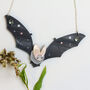 Long Eared Bat Statement Necklace, thumbnail 5 of 6