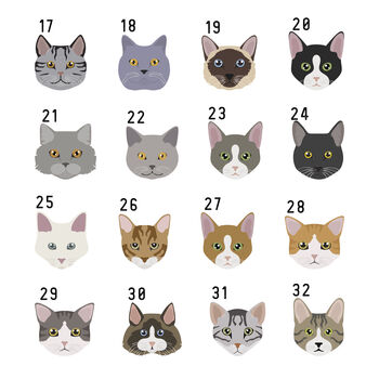Personalised Cat Breed Wooden Puzzle, 4 of 9