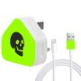 Skull Charger And Cable Sticker, thumbnail 5 of 10
