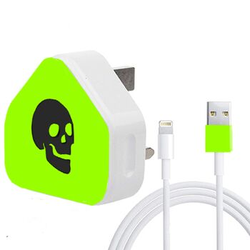 Skull Charger And Cable Sticker, 5 of 10