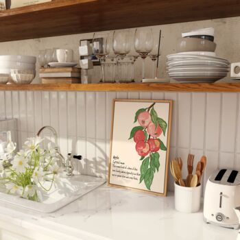Apple Definition Kitchen Print, 4 of 8