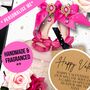 Luxury Personalised 21st Birthday Card For Her Pink Heel Scented Handmade 3D Gift, thumbnail 11 of 11