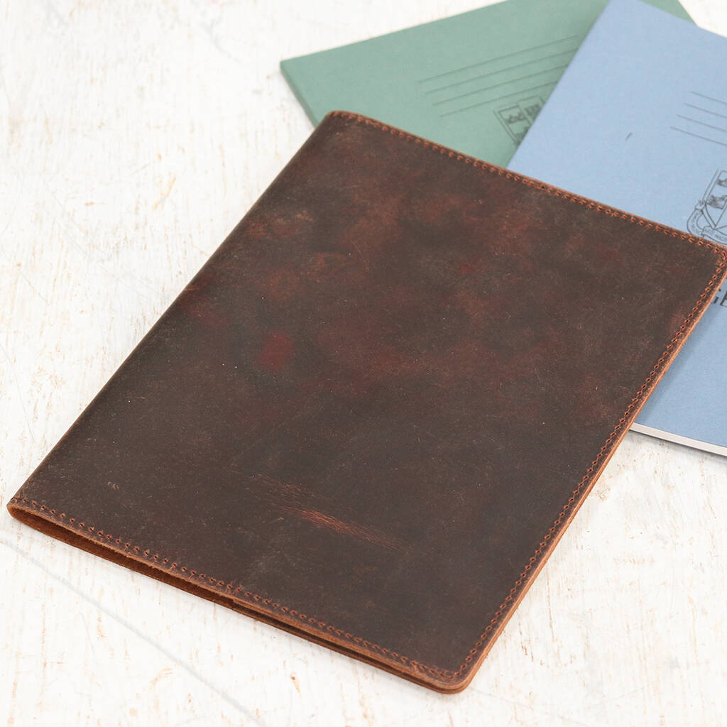 Leather Notebook Cover And Notebooks By Scaramanga