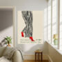 Japanese Fashion Shoes Art Print, thumbnail 2 of 4