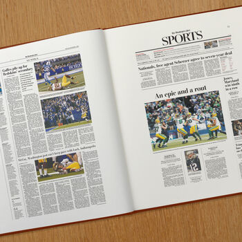 Indianapolis Colts Personalised Gift Newspaper Book, 9 of 12