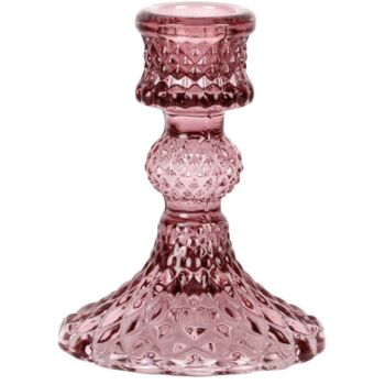 Harlequin Glass Candlestick, 5 of 6