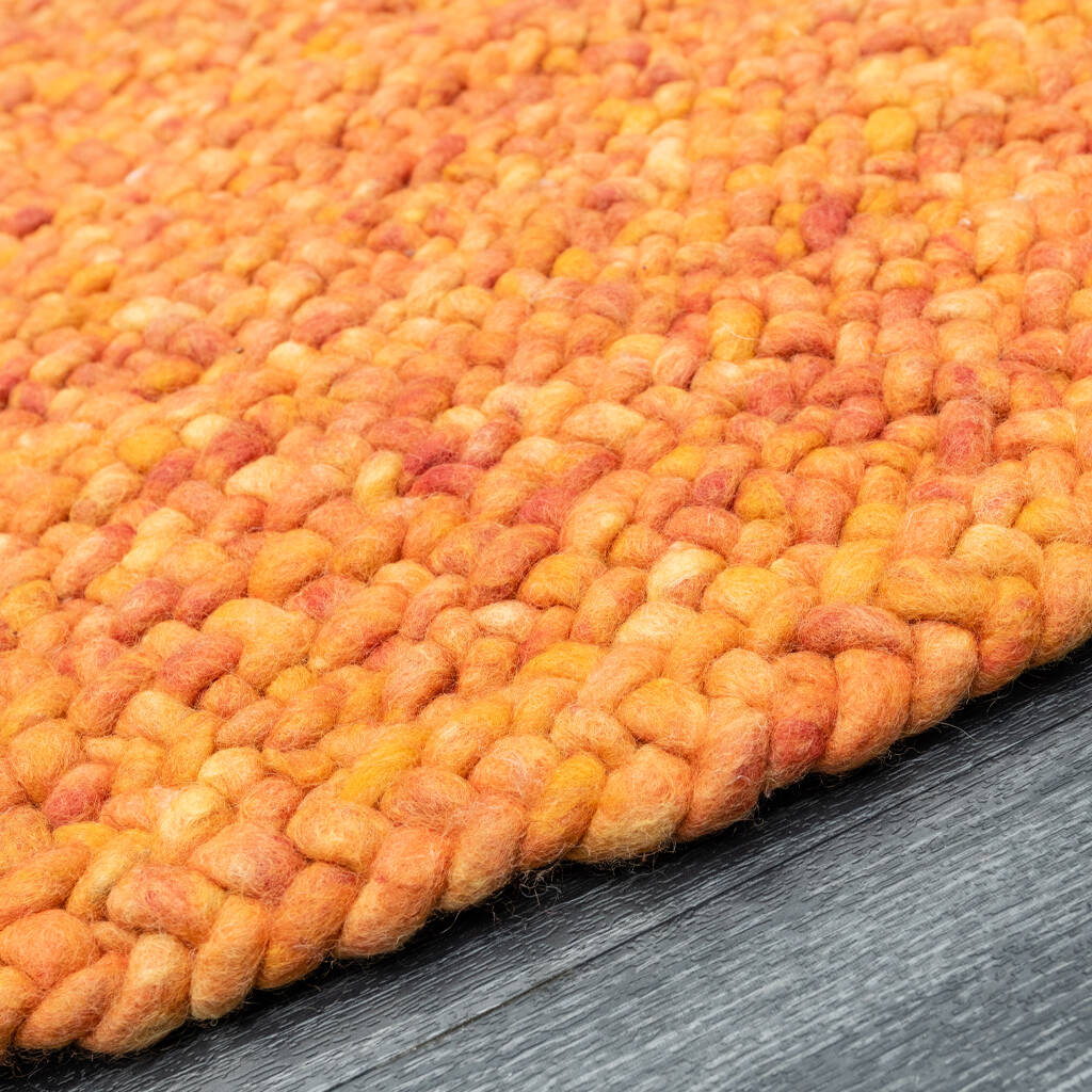 Mauritius Orange Rug By The Rugs Warehouse