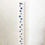 Personalised Blue Stars Wooden Height Chart, thumbnail 11 of 12