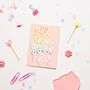 'All The Good Vibes' Greetings Card, thumbnail 2 of 3