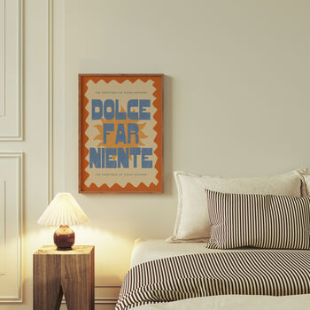 Dolce Far Niente Colourful Italy Wall Art Print, 8 of 8