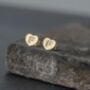 Heart Letter Initial Stainless Steel Stud Earring, thumbnail 6 of 12