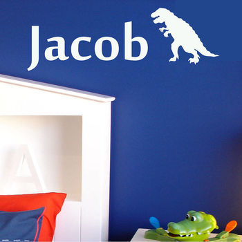 Personalised Boy Name Wall Stickers, 2 of 5