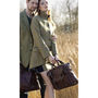 Luxury Leather Multi Pocket Travel Bag, thumbnail 2 of 8