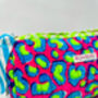 Handmade Quilted Wash Bag | Electric Safari, thumbnail 3 of 3