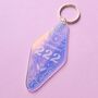 Iridescent Angel Numbers Lucky Keyring, thumbnail 3 of 5