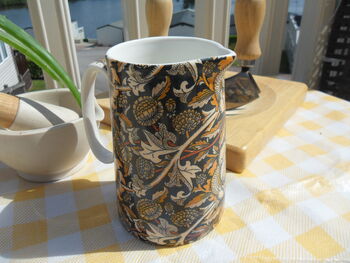 Small Jug In William Morris Seedling Tapestry Design, 6 of 9