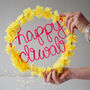 Marigold Happy Diwali Wreath, thumbnail 2 of 5