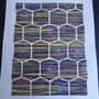 Abstract Art Honeycomb Print, thumbnail 5 of 10