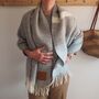 Personalised Message Pure Wool Blanket Scarf, thumbnail 11 of 12
